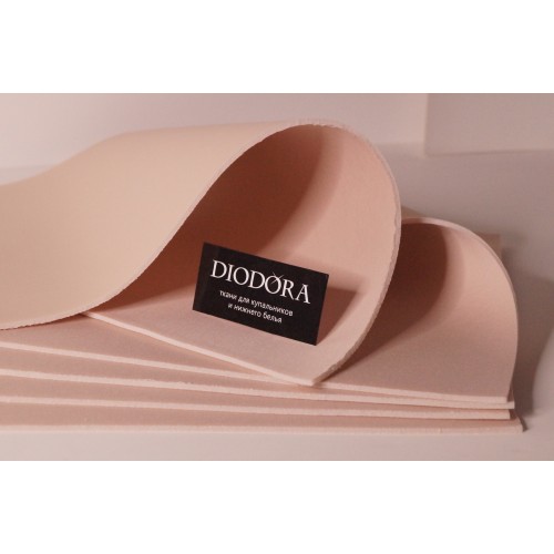 Поролон бельевой B-301A серебристый пион (168) 3 мм 50х30 см