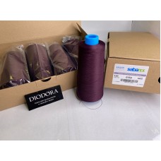 Нить швейная текстурированная Sabatex 120 сливовое вино (076), 10000м