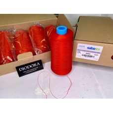 Нить швейная текстурированная Sabatex 120 красный (100), 10000м