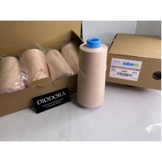 Нить швейная текстурированная Sabatex 120 серебристый пион (168), 10000м