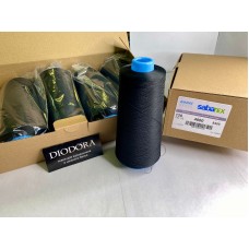 Нить швейная текстурированная Sabatex 120 черный (170), 10000м