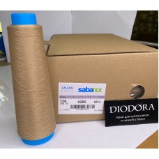 Нить швейная текстурированная Sabatex 120 кофе с молоком (030), 3000м