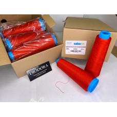 Нить швейная текстурированная Sabatex 120 красный (100), 3000м
