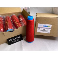 Нить швейная текстурированная Sabatex 120 темно красный (101), 3000м