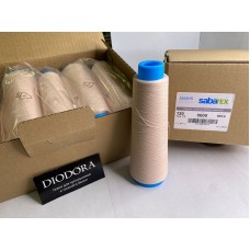 Нить швейная текстурированная Sabatex 120 серебристый пион (168), 3000м