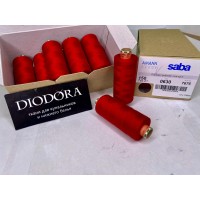 Нить швейная армированная Saba 150 темно красный (101), 1000м