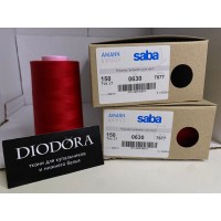 Нить швейная армированная Saba 150 темно красный (101), 5000м