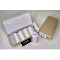 Нить швейная армированная Saba 150 белый (001), 5000м