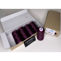 Нить швейная армированная Saba 150 сливовое вино (076), 5000м