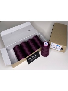 Нить швейная армированная Saba 150 сливовое вино (076), 5000м