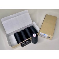 Нить швейная армированная Saba 150 черный (170), 5000м