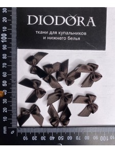 Бантик 56А шоколадно коричневый (111)