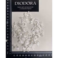 Бантик 60А сумрачный белый (004)