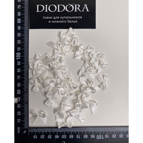 Бантик 60А сумрачный белый (004)