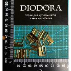 Застежка металлическая 216/15 золото