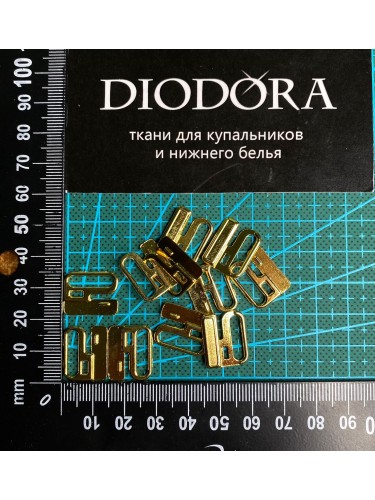 Застежка металлическая 216/15 золото