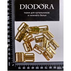 Застежка металлическая 216/20 золото