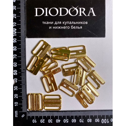 Застежка металлическая 216/20 золото