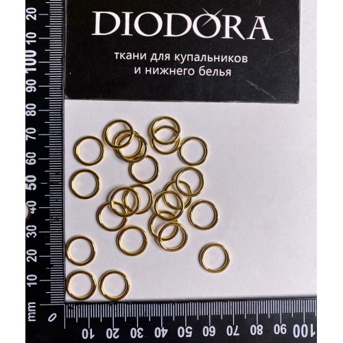 Кольцо металлическое F.2818.010 под золото