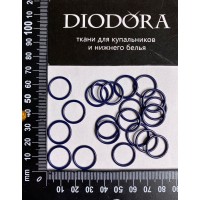 Кольцо металлическое F.2831.014 темно синий (061)