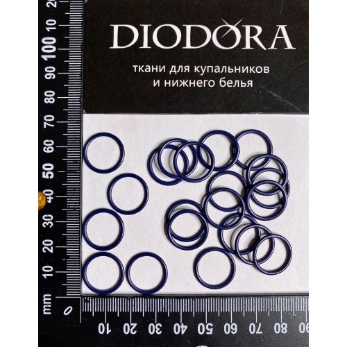 Кольцо металлическое F.2831.014 темно синий (061)