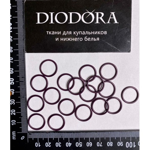 Кольцо металлическое F.2831.014 сливовое вино (076)