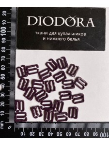 Застежка металлическая F.2890.010 сливовое вино (076)