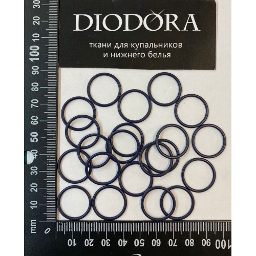 Кольцо металлическое F.2976.018 темно синий (061)