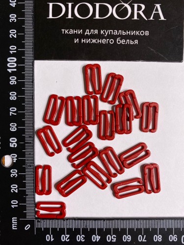 Застежка металлическая F.2988.015 темно красный (101)
