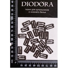 Застежка металлическая F.2988.015 шоколадно коричневый (111)