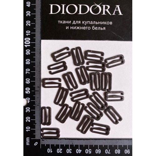 Застежка металлическая F.2988.015 шоколадно коричневый (111)