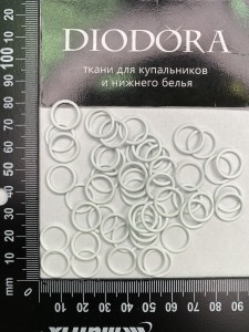 Кольцо металлическое F.2830.011 белый (001)