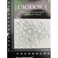 Кольцо металлическое F.2830.011 белый (001)