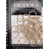 Кольцо металлическое F.2977.020 бежевый (126)