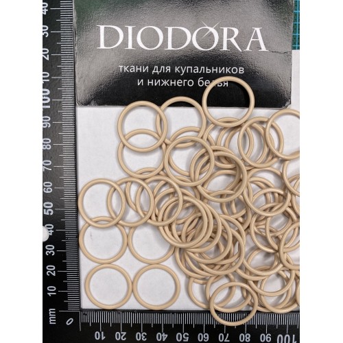 Кольцо металлическое F.2977.020 бежевый (126)