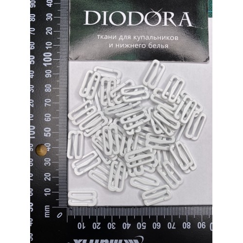 Застежка металлическая F.2988.015 белый (001)