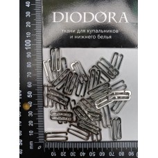Застежка металлическая F.2989.020 серебро (SS) HQ
