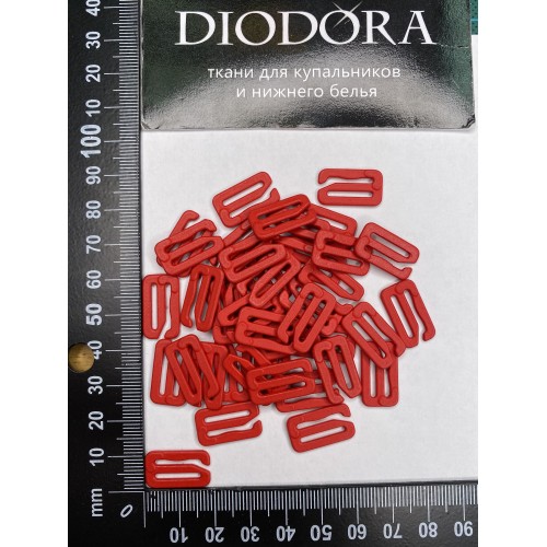 Застежка металлическая F.3101.013 красный (100)