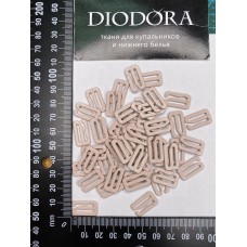 Застежка металлическая F.3101.013 серебристый пион (168)