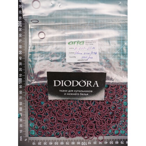 Кольцо металлическое H-10-PLW сливовое вино (076)