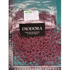 Кольцо металлическое H-14N-PLW сливовое вино (076)