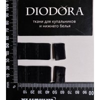 Застежка крючки-петли F.1842-1AEE черный (170)