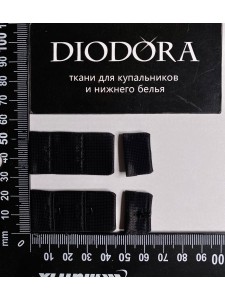Застежка крючки-петли F.1842-1AEE черный (170)