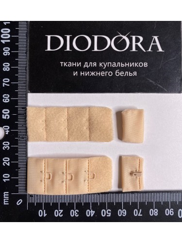 Застежка крючки-петли F.2581-1AEH бежевый (126)