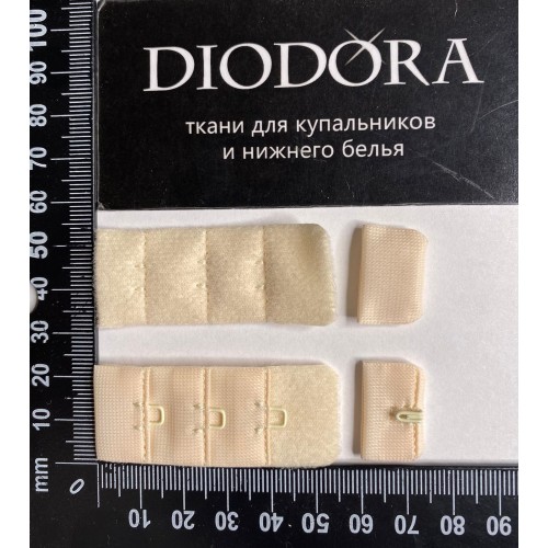 Застежка крючки-петли F.2581-1AEH жасмин (1294)