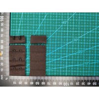 Застежка крючки-петли F.2688-2AEH шоколадно коричневый (111)