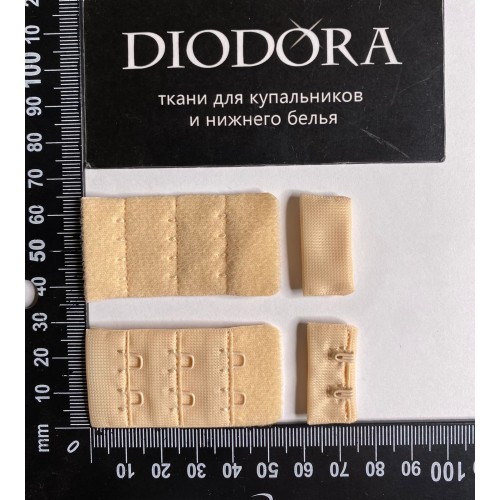 Застежка крючки-петли F.2688-2AEH бежевый (126)