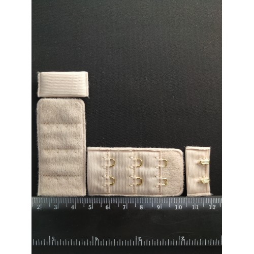 Застежка крючки-петли F.2688-2BEHZ серебристый пион (168)