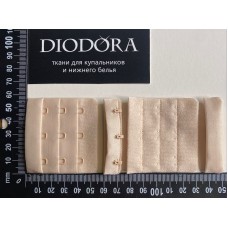 Застежка крючки-петли 575419-39AEH серебристый пион (168)