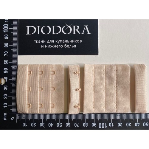 Застежка крючки-петли 575419-39AEH серебристый пион (168)